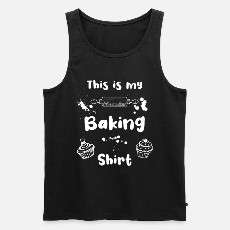 Baking Kitchen Roller Cupcake Baking - Men's Premium Organic Tank Top - black