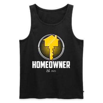 Homeowner 2023 - Männer Premium Bio Tank Top - Schwarz - Vorne - Michal (187cm)
