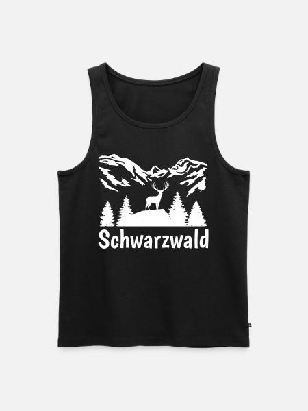 Black Forest - Men's Premium Organic Tank Top - black