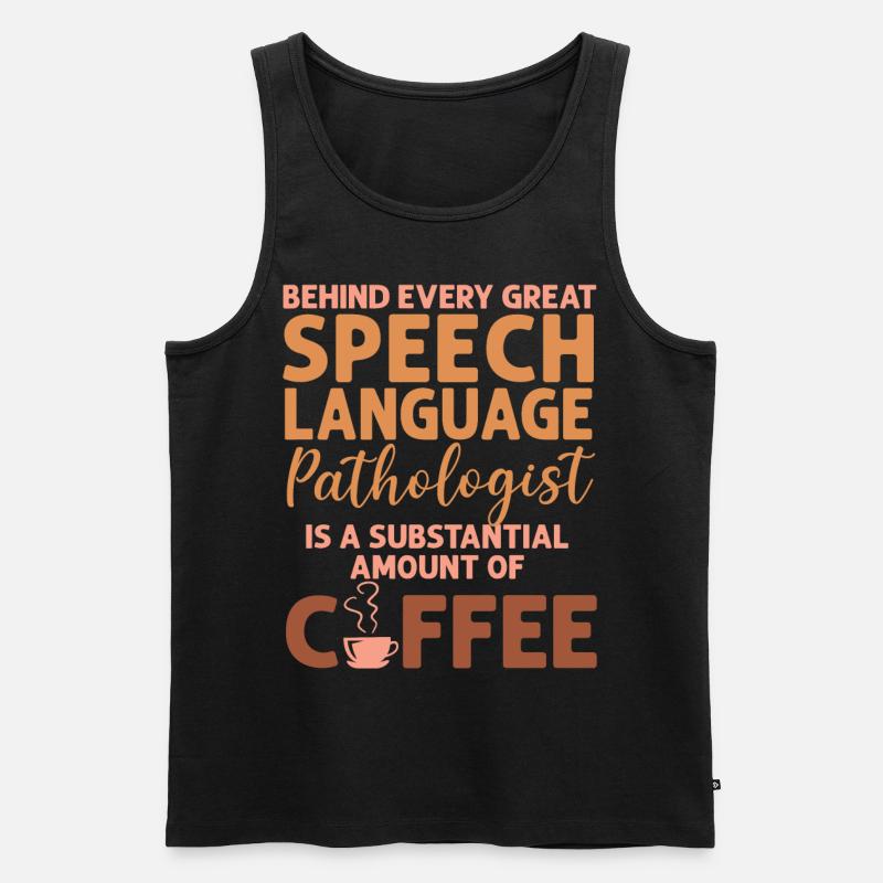 Speech Therapist Therapy Assistant - Männer Premium Bio Tank Top - Schwarz