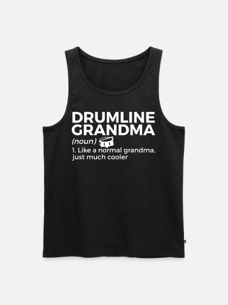 Drumline Drum Gift - Men's Premium Organic Tank Top - black