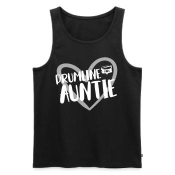 Drumline Drum Gift - Men's Premium Organic Tank Top - black - Front - AI Model Male 178 light (178cm)