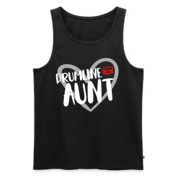 Drumline Drum Gift - Men's Premium Organic Tank Top - black - Front - AI Model Male 178 light (178cm)
