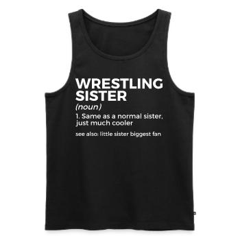 Wrestling - Männer Premium Bio Tank Top - Schwarz - Vorne - Michal (187cm)