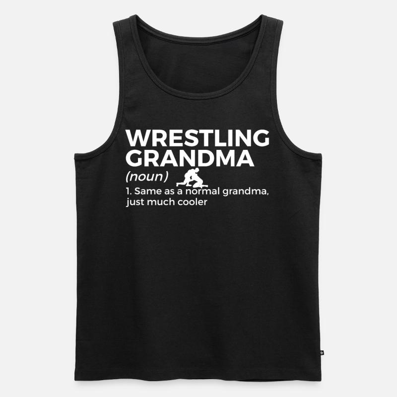 Wrestling - Männer Premium Bio Tank Top - Schwarz
