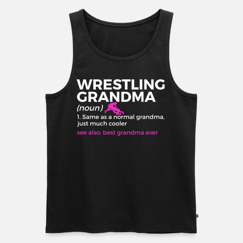 Wrestling - Männer Premium Bio Tank Top - Schwarz