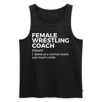 Wrestling - Männer Premium Bio Tank Top - Schwarz - Vorne - Michal (187cm)