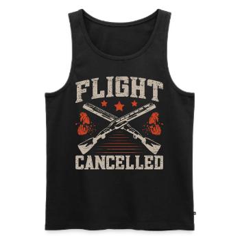 Tontaubenschießen & Lustige Sportschütze Tontauben - Männer Premium Bio Tank Top - Schwarz - Vorne - AI Model Male 178 light (178cm)