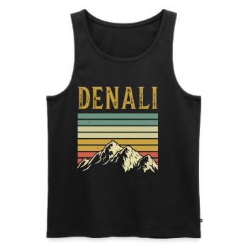 Alaska - Débardeur bio Premium Homme - noir - Devant - Michal (187cm)