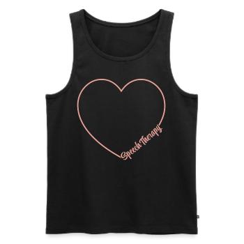 Speech Therapist Therapy Assistant - Men's Premium Organic Tank Top - black - Front - Michal (187cm)