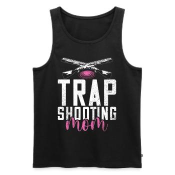 Tontaubenschießen & Lustige Sportschütze Tontauben - Männer Premium Bio Tank Top - Schwarz - Vorne - AI Model Male 178 light (178cm)
