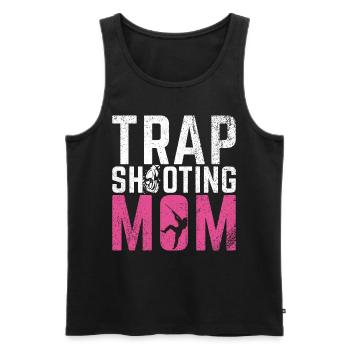 Tontaubenschießen & Lustige Sportschütze Tontauben - Männer Premium Bio Tank Top - Schwarz - Vorne - AI Model Male 178 light (178cm)