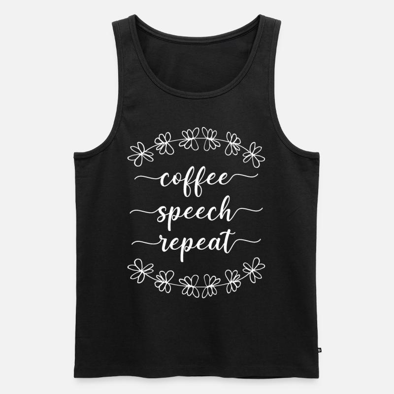 Speech Therapist Therapy Assistant - Männer Premium Bio Tank Top - Schwarz