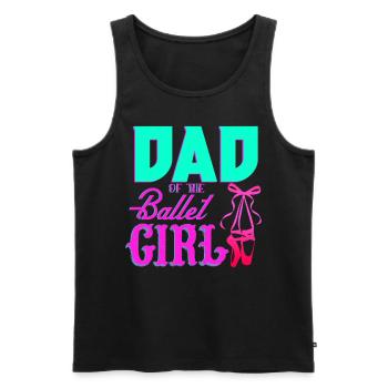 Ballett Tänzerin Vater Ballet - Männer Premium Bio Tank Top - Schwarz - Vorne - Michal (187cm)