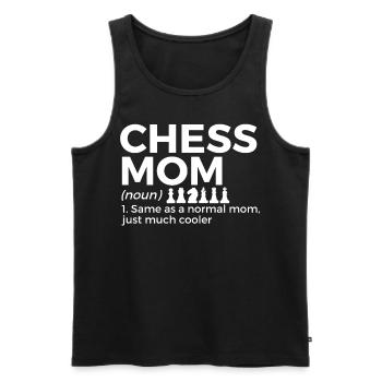 Schach Spieler - Männer Premium Bio Tank Top - Schwarz - Vorne - Michal (187cm)