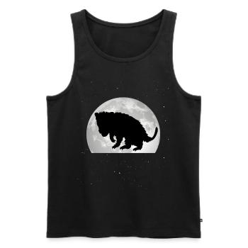 Opossum Lune Opossum Marsupial - Débardeur bio Premium Homme - noir - Devant - Michal (187cm)