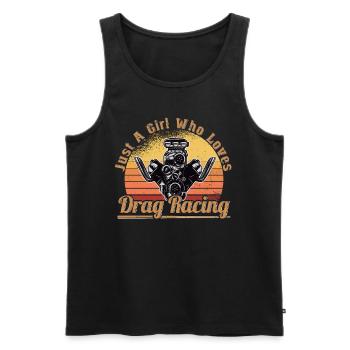 Racing Driver Racing Car Tuning Racing Motorsport - Men's Premium Organic Tank Top - black - Front - AI Model Male 178 light (178cm)