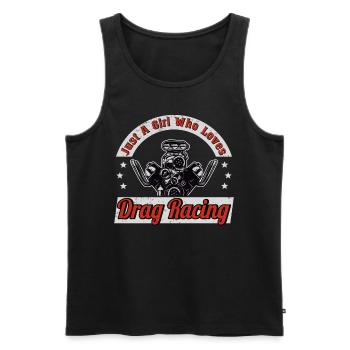 Racing Driver Racing Car Tuning Racing Motorsport - Men's Premium Organic Tank Top - black - Front - AI Model Male 178 light (178cm)