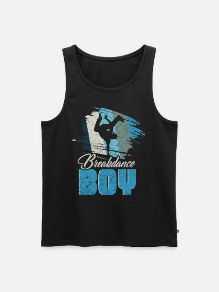 Breakdance Young Breakdancers Dancing - Men's Premium Organic Tank Top - black