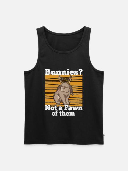 Jackalope Christmas Design - Men's Premium Organic Tank Top - black