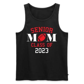 Graduation - Senior Mom Class De 2023 - Débardeur bio Premium Homme - noir - Devant - AI Model Male 178 light (178cm)
