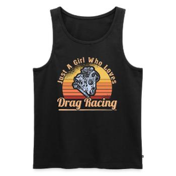 Racing Driver Racing Car Tuning Racing Motorsport - Men's Premium Organic Tank Top - black - Front - AI Model Male 178 light (178cm)