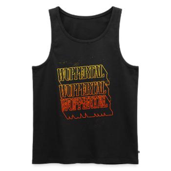 Wuppertal Allemagne City Skyline Home Police - Débardeur bio Premium Homme - noir - Devant - Michal (187cm)