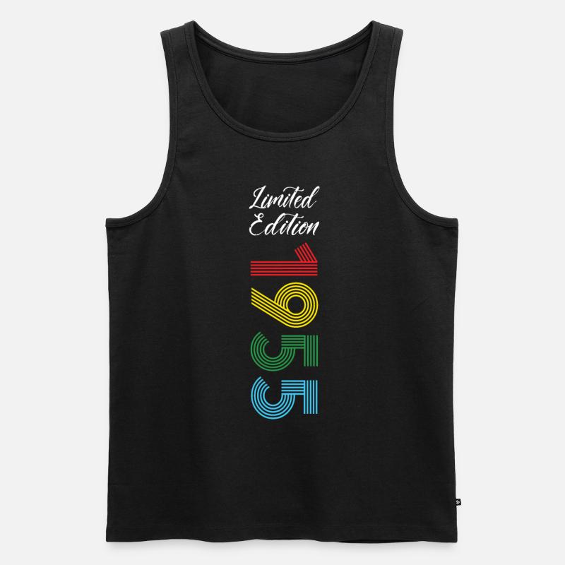 Limited Edition 1955 - Männer Premium Bio Tank Top - Schwarz
