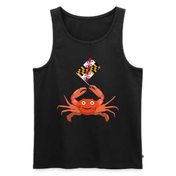 Krebs Geschenk Schrimp Krabbe Hummer Skorpion - Männer Premium Bio Tank Top - Schwarz - Vorne - Michal (187cm)