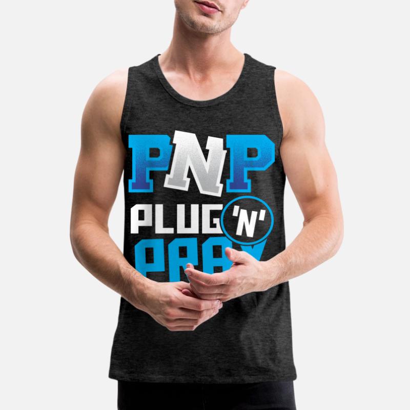 PnP = Plug’n’Pray Programming Programmer Coding Débardeur bio Premium Homme