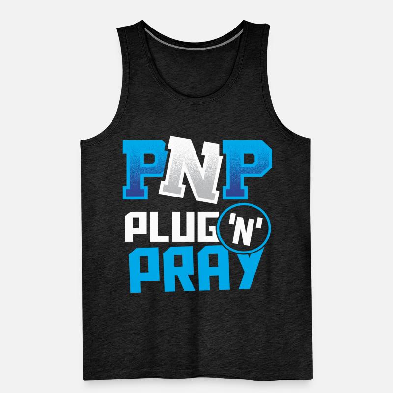 PnP = Plug’n’Pray Programming Programmer Coding Débardeur bio Premium Homme