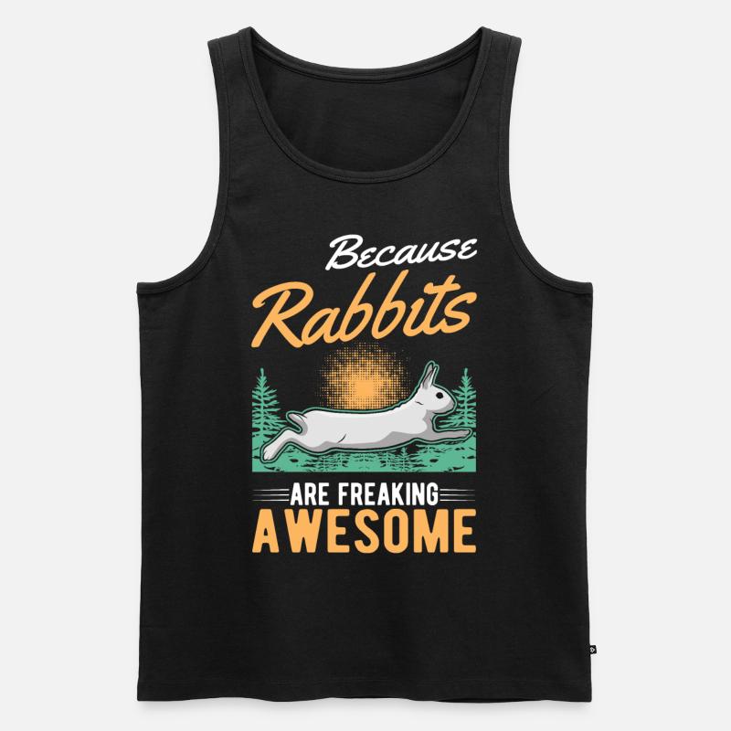 Rabbit Gift Rabbit Rabbit - Men's Premium Organic Tank Top - black