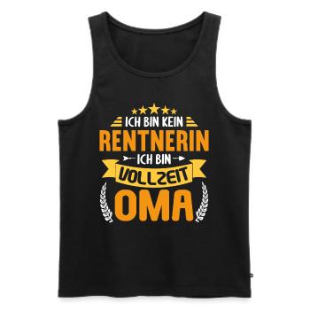Pension 2023 Retirement Farewell Pensioner 2023 - Men's Premium Organic Tank Top - black - Front - Michal (187cm)