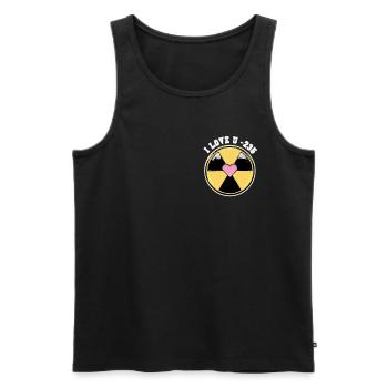 Atomkraftwerk Nuklear Energie Erneuerbare Energie - Männer Premium Bio Tank Top - Schwarz - Vorne - AI Model Male 178 light (178cm)