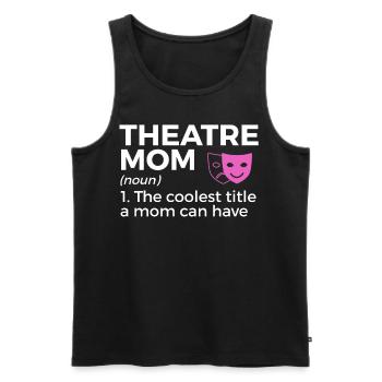 Acteurs de théâtre - Débardeur bio Premium Homme - noir - Devant - Michal (187cm)