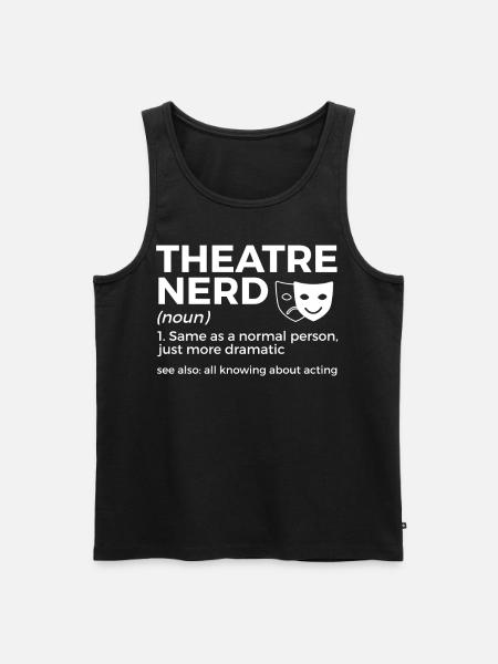 Acteurs de théâtre - Débardeur bio Premium Homme - noir
