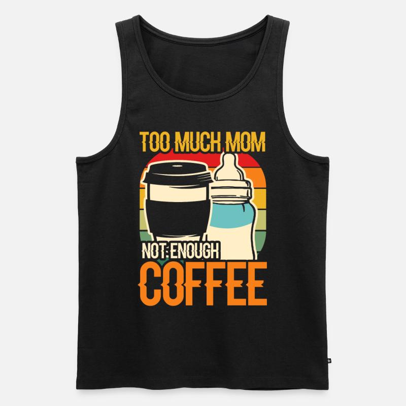 Mutter Beruf Geburt Kind - Männer Premium Bio Tank Top - Schwarz