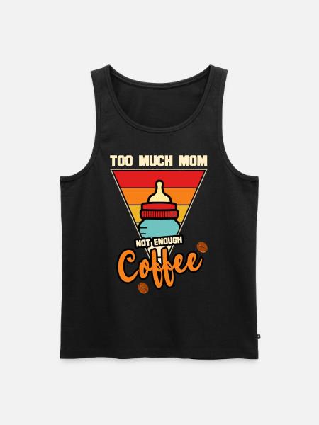 Beruf Mutter Geburt Kind - Männer Premium Bio Tank Top - Schwarz