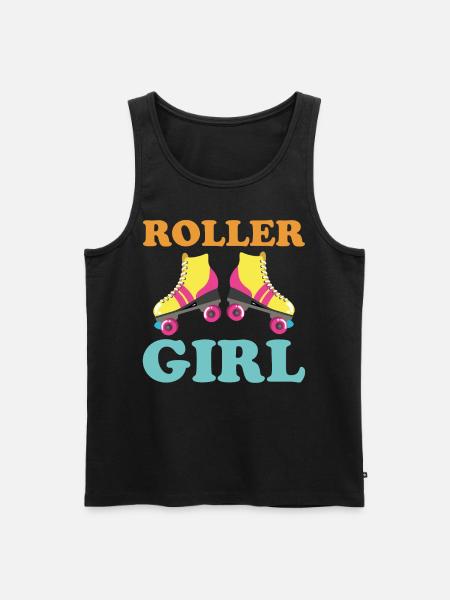 Roller Skating - Roller Girl - Men's Premium Organic Tank Top - black
