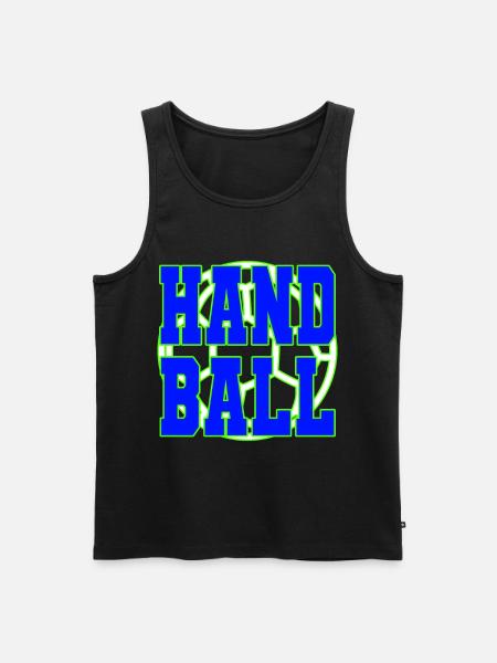 Handball Ball Player Handball Player - Men's Premium Organic Tank Top - black