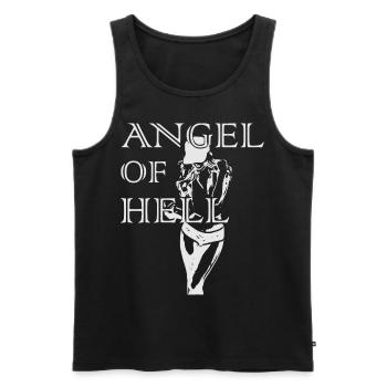 2reborn Angel of Hell Skate Girl Sport 1 - Männer Premium Bio Tank Top - Schwarz - Vorne - AI Model Male 178 light (178cm)