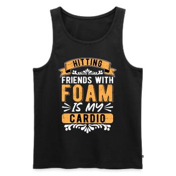 Larp Larping Live Action Role Playing - Männer Premium Bio Tank Top - Schwarz - Vorne - Michal (187cm)