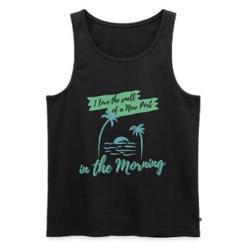 Kreuzfahrt Kreuzfahrtschiff Urlaub Reise Boot - Männer Premium Bio Tank Top - Schwarz - Vorne - Michal (187cm)