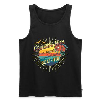 Kreuzfahrt Kreuzfahrtschiff Urlaub Reise Boot - Männer Premium Bio Tank Top - Schwarz - Vorne - Michal (187cm)