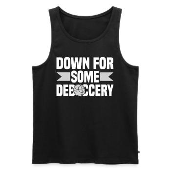 Boccia Petanque Boule Bocciaspieler Lyonnais - Männer Premium Bio Tank Top - Schwarz - Vorne - Michal (187cm)