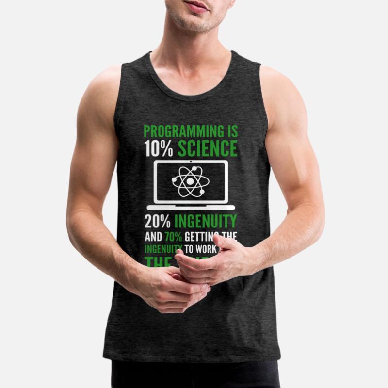 La programmation est Science Computer Developer Coding Débardeur bio Premium Homme