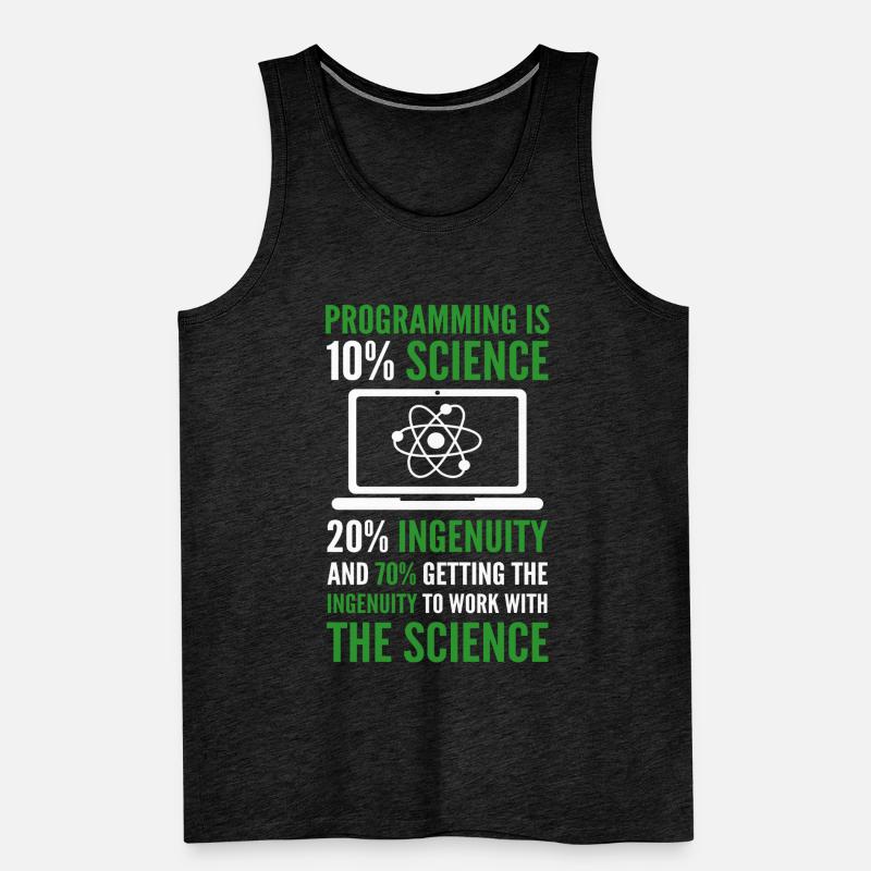 La programmation est Science Computer Developer Coding Débardeur bio Premium Homme