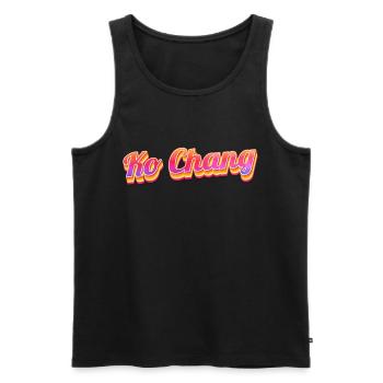 Vintage Thaïlande Vacances Asie Thaï Ko Chang - Débardeur bio Premium Homme - noir - Devant - Michal (187cm)
