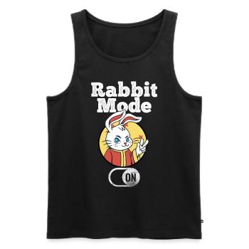 Rabbit mode Year of Rabbit 2023 Chinese Zodiac - Männer Premium Bio Tank Top - Schwarz - Vorne - AI Model Male 178 light (178cm)