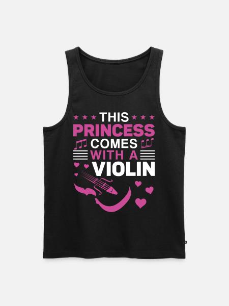 Violoniste Violoniste Fille This - Débardeur bio Premium Homme - noir